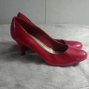 Comfort Plus 4 Predictions Elegant Red Women's Heels
